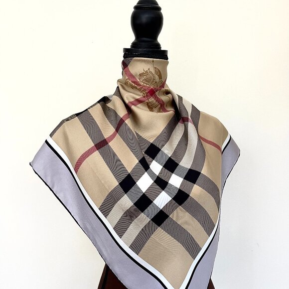Display #4 Burberry Classic Check Scarf - Picture 13 of 14